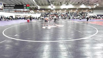125 lbs Champ. Round 1 - Kane Bryson, Montreat College vs Saoul Prado, Baker (Kan.)