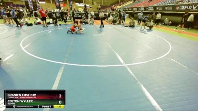 94 lbs Semifinal - Colton Wyller, Illinois vs Brand`n Edstrom, Team Idaho Wrestling Club