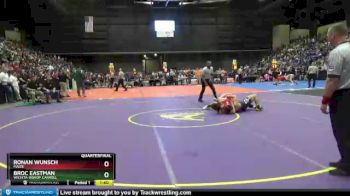 5A - 195 lbs Quarterfinal - Broc Eastman, Wichita-Bishop Carroll vs Ronan Wunsch, Maize