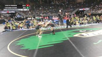 1st Place Match - Evelyn Freeman, Cedar Catholic vs Hayleigh Myers, Ord