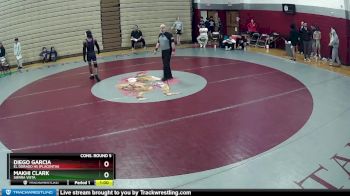 106 lbs Cons. Round 5 - Diego Garcia, El Dorado HS (Placentia) vs Makhi Clark, Sierra Vista