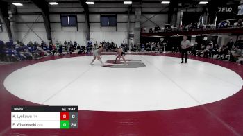 165 lbs Quarterfinal - Kevin Lyskawa, Trinity vs Patrick Wisniewski, Johnson & Wales