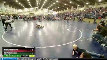 90 lbs Quarters & Wb (16 Team) - Kohen Flinders, Westlake White vs Peyton Hogan, Uintah
