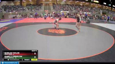 147 lbs Semis & 1st Wrestleback (8 Team) - Isabella Prinslow, North Medford vs Quinlan Taylor, Grant Union