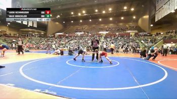 90 lbs Semifinal - Max Minckler, Bentonville Wrestling Club vs Jude Schweizer, Conway Wrestling Club