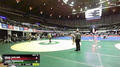 165 lbs Quarters & Wb (16 Team) - Israel Garland, Heritage vs Caden Pennington, Battlefield