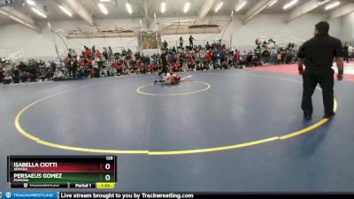 125 lbs Semifinal - Persaeus Gomez, Pomona vs Isabella Ciotti, Arvada