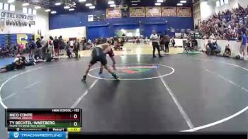 152 lbs Champ. Round 2 - Nico Conte, Cardinal Gibbons vs Ty Bechtel-Wartberg, Palmetto Ridge High School