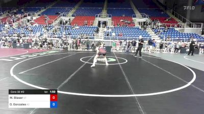 112 lbs Cons 32 #2 - Maisey Blaser, Utah vs Olivia Gonzales, Arizona