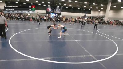120 lbs Champ. Rd Of 32 - Jake Dennison, Hawkeye Wrestling Academy vs Ben Pece, Askren Wrestling Academy