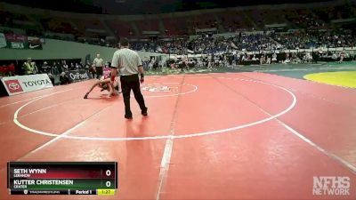 5A-150 lbs Semifinal - Kutter Christensen, Crater vs Seth Wynn, Lebanon