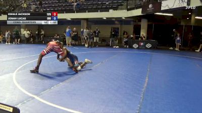 135 lbs Cons. Quarters - Kwale Jackson, Team PA vs Jonah Lucas, Columbus Wrestling Club