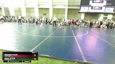 95 lbs Round 2 (4 Team) - Brax Wylie, Sanderson vs Bridger Miles, Stansbury