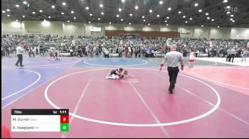 78 lbs Round Of 32 - Maximus Durrer, Oakdale WC vs Hunter Hoagland, Mat Sense