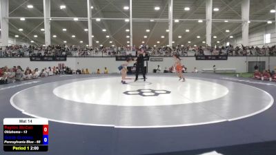 95 lbs Payton McCall, Oklahoma vs Giada Croteau, Pennsylvania Blue