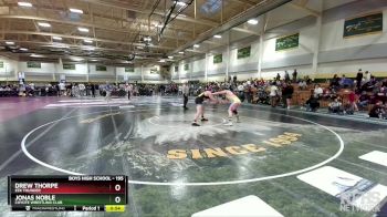 195 lbs Cons. Round 3 - Drew Thorpe, EEK Thunder vs Jonas Noble, Coyote Wrestling Club