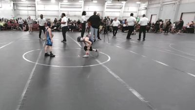 44 lbs Round 2 (6 Team) - Gavin Tobin, CTWHALE Blue vs Evader Welsh, 84 Athletes