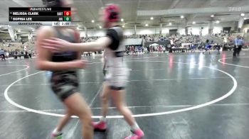 112 lbs Quarterfinal - Sophia Lee, Seymour Youth Wrestling Club vs Melissa Clark, Bartlett Wrestling Club