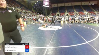 138 lbs Cons 32 #1 - Jack Malinconico, CA vs Samuel Gehring, WI