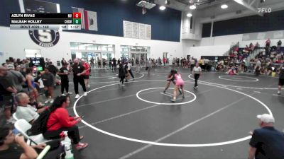 140 lbs Quarterfinal - Azlyn Rivas, Mission Viejo vs Maleah Holley, Chaparral High School Wrestlin