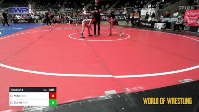 64 lbs Consi Of 4 - Dominic Moc, Miami Wrestling Club vs Chasen Burke, Wentzville Wrestling Federation