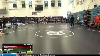132 lbs Cons. Round 2 - James McGinnis, Kimball vs Shay Davis, Fossil Ridge