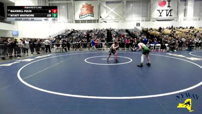 90 lbs Cons. Round 2 - Wyatt Whitmore, Alexander Tri-Town Wrestling vs Maxwell Pulis, Brawler Elite