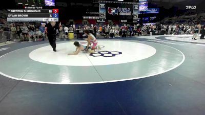 165 lbs Champ. Rd Of 32 - Preston Burroughs, MA vs Dylan Brown, AL