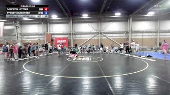48 kg Rr Rnd 8 - Isla Silva, South Hills Wrestling Academy - GK8E vs Charlotte Catania, New England Trappers Red - GK8E