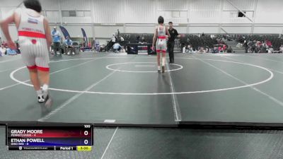 100 lbs Semis & 3rd Wb (16 Team) - Grady Moore, Pennsylvania vs Ethan Powell, Ohio Red