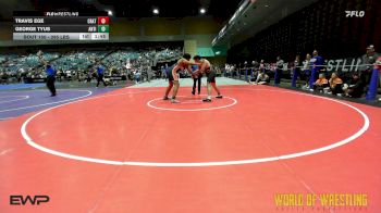 285 lbs Semifinal - Travis Ege, Crater Mat Club vs George Tyus, Antioch Wildcats