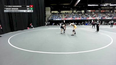 149 lbs Cons. Round 3 - Brody Brisker, William Penn vs 11 Cole Karasinski, Cornerstone