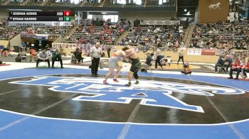 285 lbs 7th Place Match - Joshua Goins, Corbin vs Ethan Harris, St. Xavier