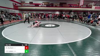 145 lbs Consi Of 8 #1 - Aidan Guiliani, Whitman-Hanson vs Robert Liptak, Hopkinton