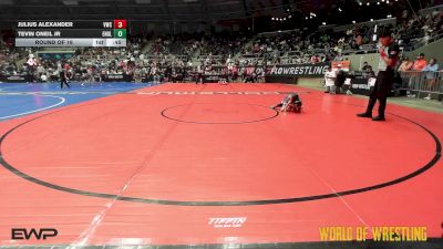 43 lbs Round Of 16 - Julius Alexander, VICI Wrestling vs Tevin ONeil Jr, Englewood Live Wire