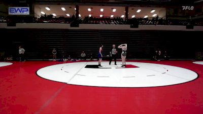 120 lbs Round Of 16 - Molly Hanes, Mustang High School Girls vs Olivia Frazer, Durant High School Girls