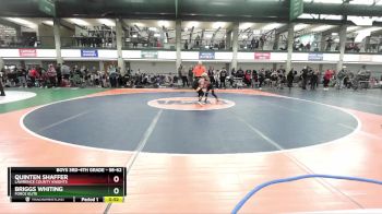 58-62 lbs Semifinal - Quinten Shaffer, Lawrence County Knights vs Briggs Whiting, Force Elite