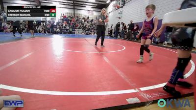 46-49 lbs Rr Rnd 4 - Wylie Orr, Caney Valley Wrestling vs Kayson Jones, Tulsa Blue T Panthers