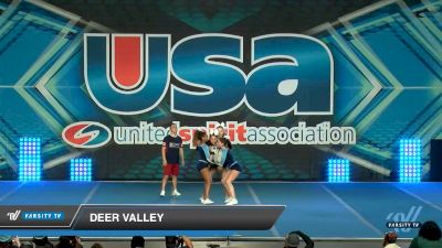 Deer Valley [2020 Group Stunt Intermediate -- Group A Day 1] 2020 USA Spirit Nationals