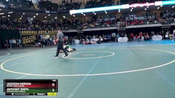 145 lbs Quarterfinal - Jackson Iverson, Bethel High School vs Anthony Smith, Seward High School