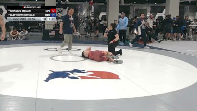 61 kg Cons. Rd Of 16 - Shamus Regan, Lake Highland Prep / Spartan RTC vs Matthew Botello, Tar Heel Wrestling Club