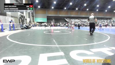 76 lbs Round Of 16 - Asic Gallegos, Grant County Elite vs Marc Rodriguez, Red Wave Wrestling