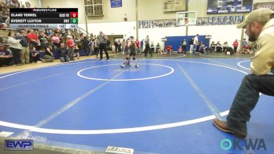 58 lbs Quarterfinal - Eland Terrel, Black Fox Wrestling Club vs Everett Luxton, Bartlesville Wrestling Club