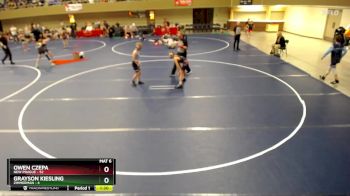 92 lbs Round 2 (4 Team) - Grayson Kiesling, Zimmerman vs Owen Czepa, New Prague