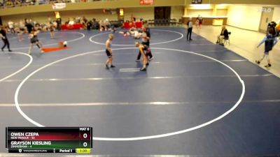 92 lbs Round 2 (4 Team) - Grayson Kiesling, Zimmerman vs Owen Czepa, New Prague