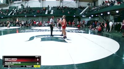 165 lbs Cons. Round 5 - Brett Smith, Northern Illinois vs Mason Reiniche, Oregon State