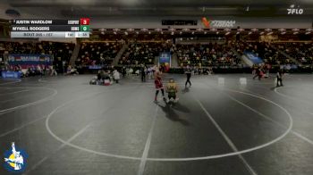 157 lbs Champ. Round 2 - Mykell Rodgers, Brown Deer/Messmer/Shorewood vs Justin Wardlow, Lockport (Twp.)