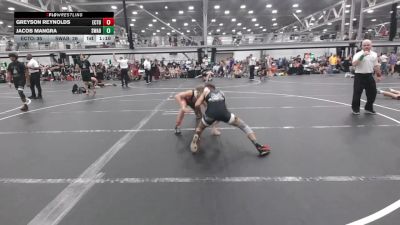 98 lbs Round 4 (6 Team) - Greyson Reynolds, East Coast Time Out vs Jacob Mangra, Savage WA Boogiemen