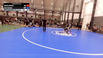 Champ. Round 2 - Sadie Njenga, Peninsula Wrestling Club vs Ceci Rosas, Scrap Yard Garage Wrestling