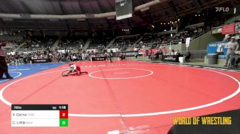 70 lbs Quarterfinal - Valeria Cerna, Top Dog Wrestling Club vs Cha Cha Little, Southern Illinois Bulldogs Wrestling Club